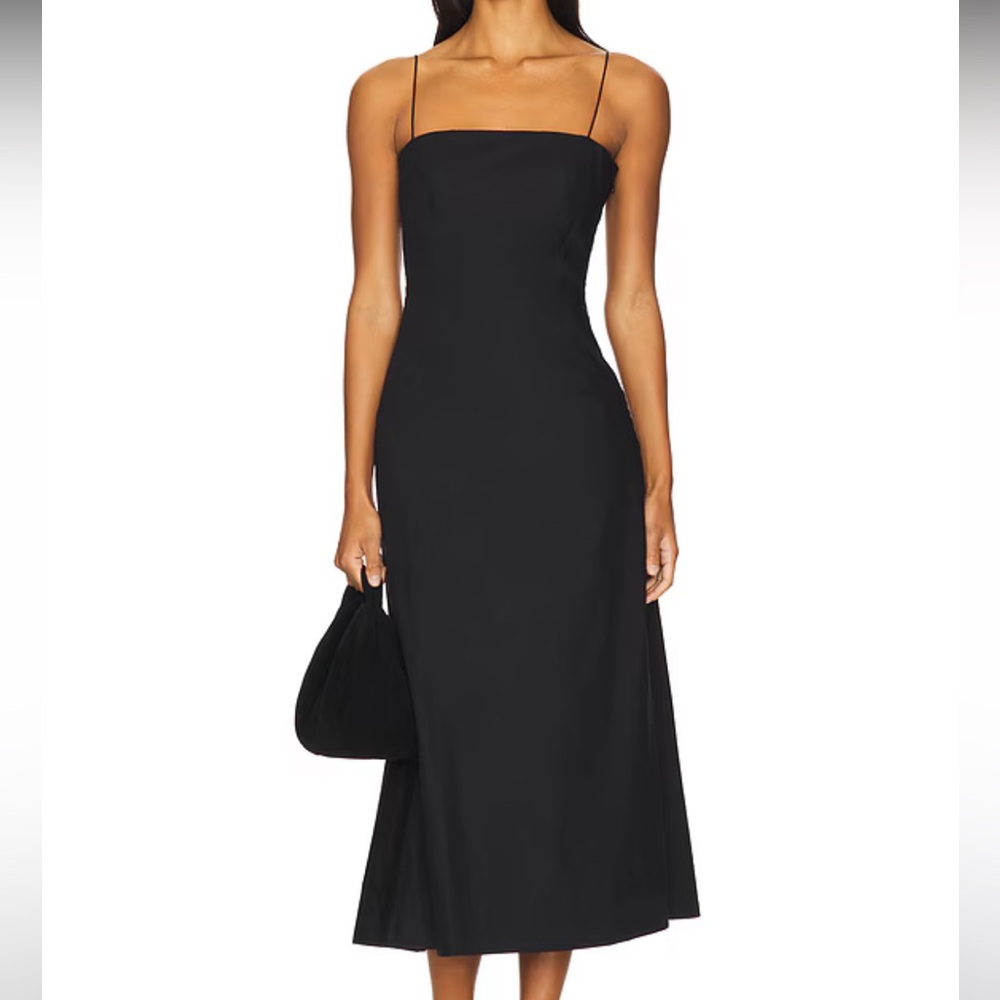 Faithfull the Brand Black Ostano Dress